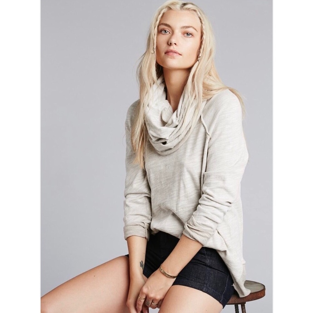 Free People Beach Cocoon Cowl Pullover